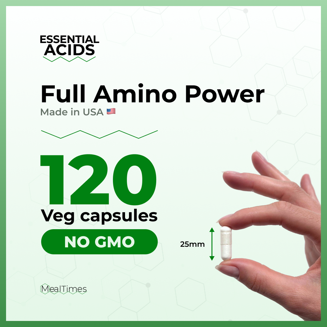 MealTimes Essential Acids 120 Veg capsules